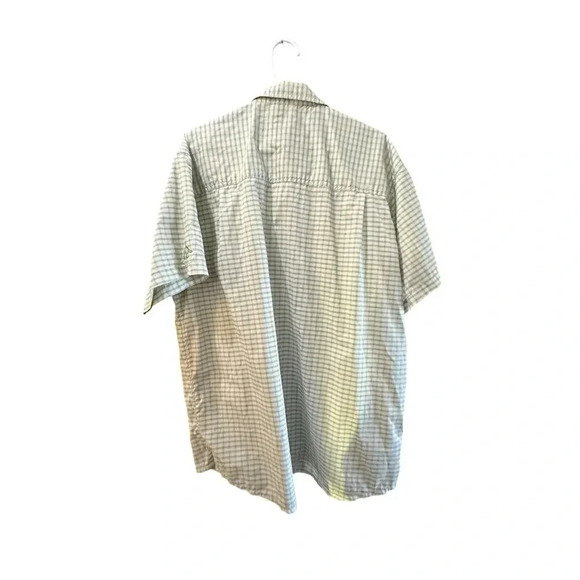 Ducks Unlimited Green Plaid Button-Down Casual Shirt Size L - Picture 6 of 7
